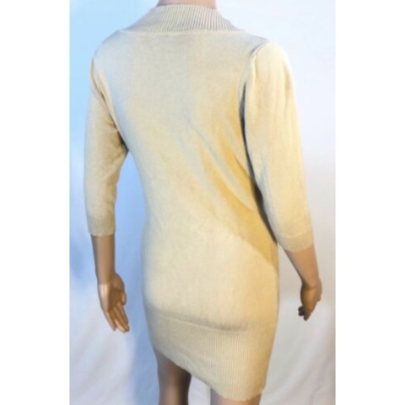 D&G Women's V-Neck Tunic Sweater Dress Bodycon M - Picture 5 of 8